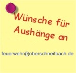 E-Mail an Feuerwehr Oberschneitbach